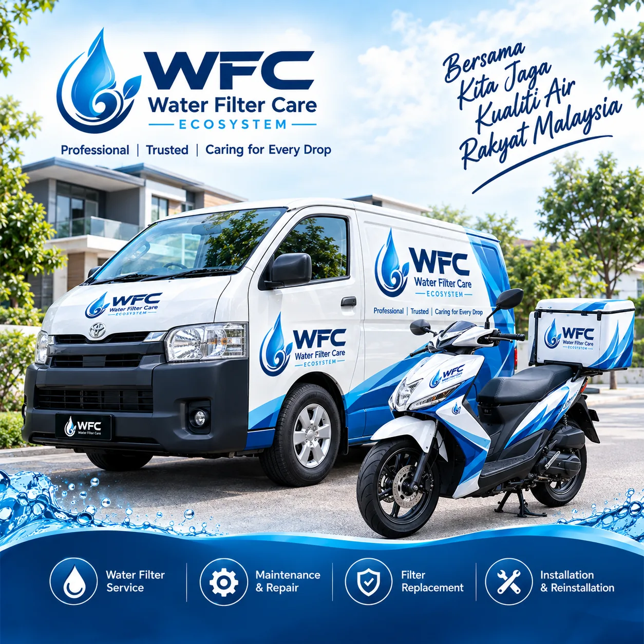 Van dan motosikal servis WFC